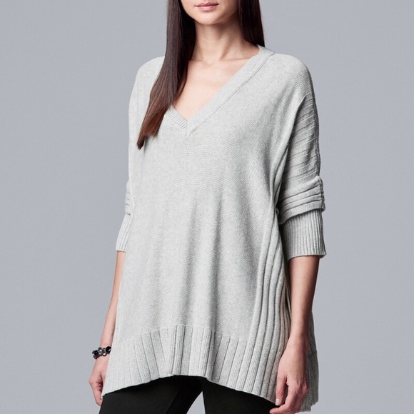 Simply Vera Vera Wang Jackets & Blazers - 2/$40     $64 Simply Vera Wang LG/XL Grey Poncho